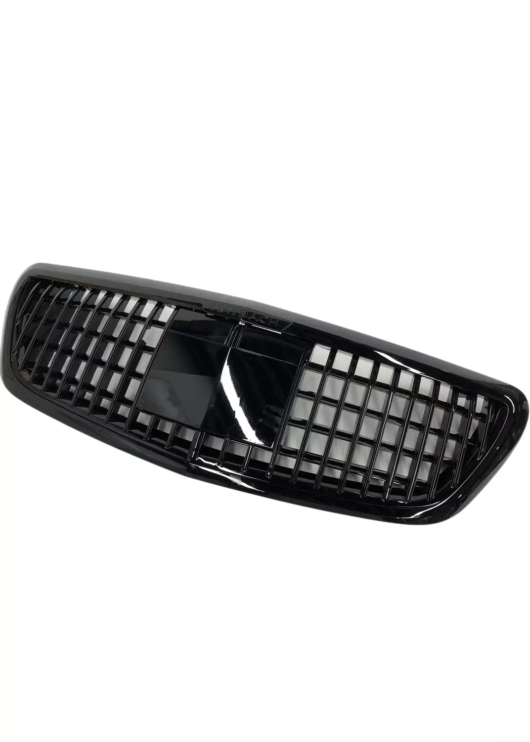 Car Front Grille Mesh For Mercedes Benz S class W222 Glossy Black image 4