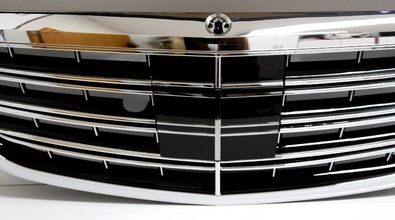 Grille Look for Mercedes W222 with Night View Camera and DTR image 2