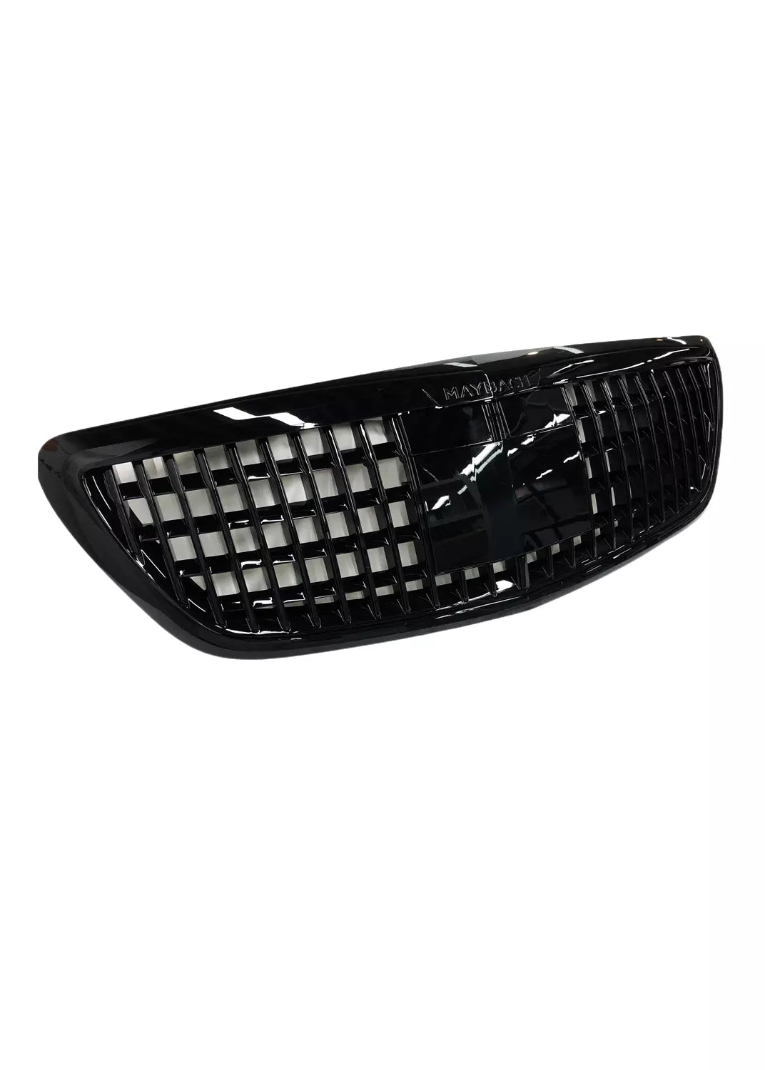 Car Front Grille Mesh For Mercedes Benz S class W222 Glossy Black image 5